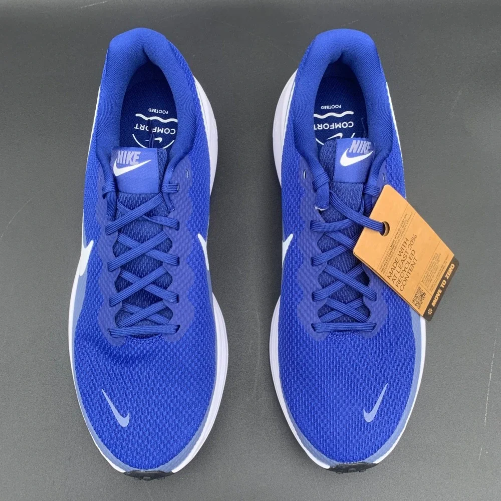 Nike Revolution 8 Deep Royal Blue‎ White Running Shoes HJ9198-401 Mens 12